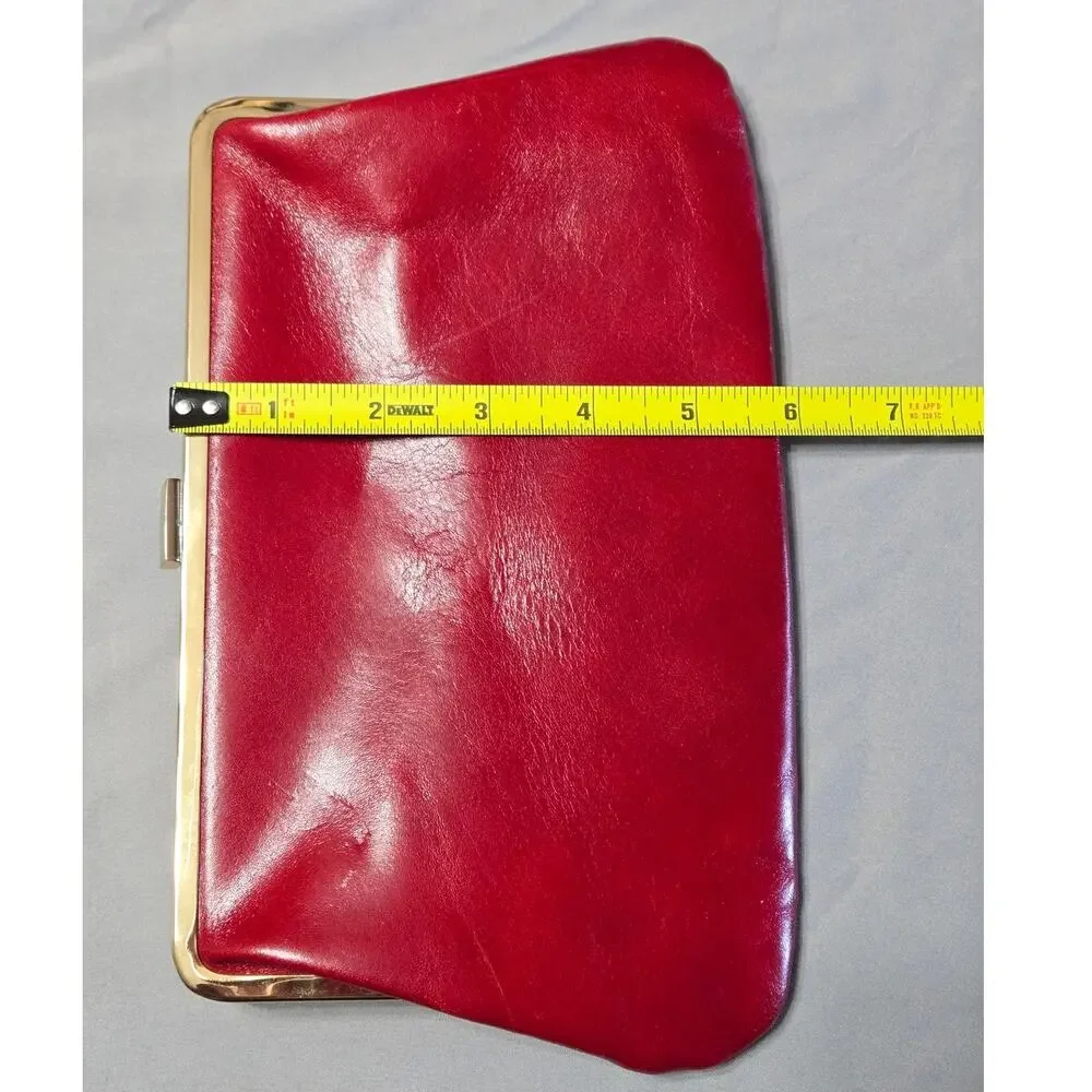 Hobo Lauren Double Frame Leather Clutch Wallet